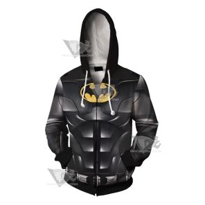 2023 The Flash Batman Michael Keaton Cosplay Zip Up Hoodie