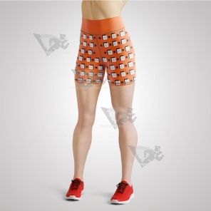 Anime Bizarre Adventure Narancia Ghirga Orange Women Bike Shorts