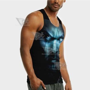 Aquaman Dark Black Sleeveless Compression Shirt
