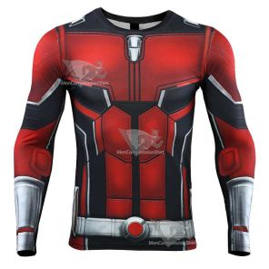 Avengers 4 Endgame Ant Man Long Sleeve Compression Shirt For Men