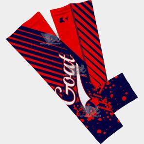 Baseball Goat Red And Navy Kids Arm Sleeve