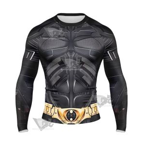 Batman Knight Of Dark Long Sleeve Compression Shirt