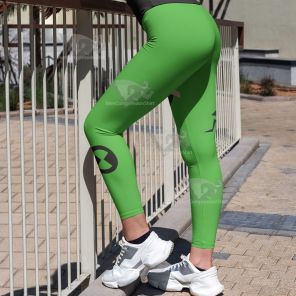 Ben 10 Logo Green Women Compression Legging