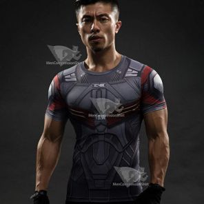 Captain Falcon Short Sleeve Compression Shirt For Men