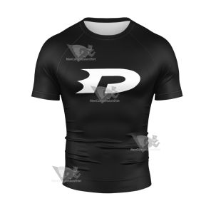 Danny Phantom Danny Phantom Short Sleeve Compression Shirt