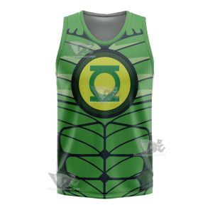 Dc Green Lantern Line Cosplay Basketball Jersey