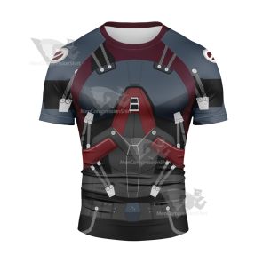 Dc Legends Of Tomorrow Atom Rash Guard Compression Shirt