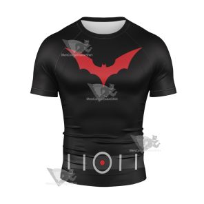 Dc Terry Mcginnis Red Cosplay Short Sleeve Compression Shirt