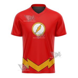 Dc The Flash Lightning Belt Cosplay Football Jersey