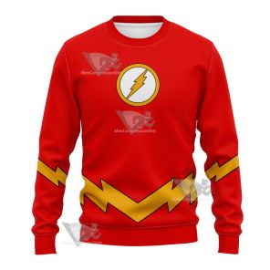 Dc The Flash Lightning Belt Cosplay Sweatshirt