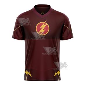 Dc The Flash Season 1 Bartholomew Henry Barry Allen Football Jersey