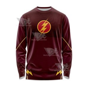 Dc The Flash Season 1 Bartholomew Henry Barry Allen Long Sleeve Shirt