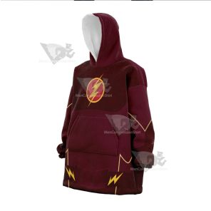 Dc The Flash Season 1 Bartholomew Henry Barry Allen Snug Oversized Blanket Hoodie