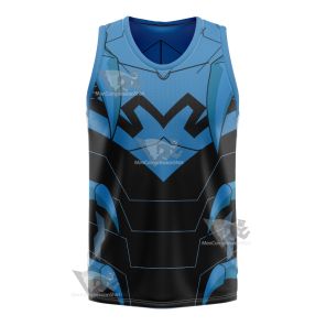 Dc Young Justice Blue Beetle Basketball Jersey