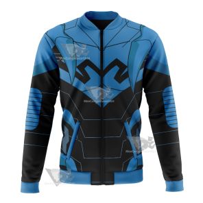 Dc Young Justice Blue Beetle Bomber Jacket