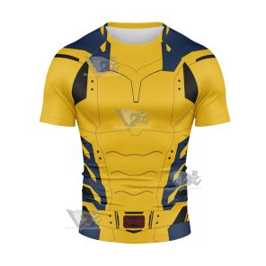 Deadpool 3 Classic Wolverine Short Sleeve Compression Shirt