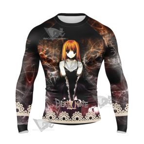 Death Note Misa Amane Black Long Sleeve Compression Shirt