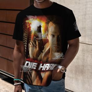 Die Hard 1988 Black T-Shirt