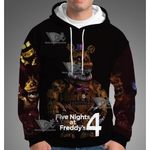 Five Nights At Freddys Character Hoodie