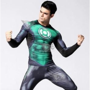 Green Lantern Premium Compression Long Sleeve Rash Guard