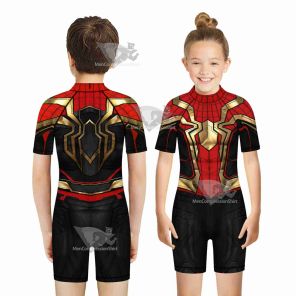 Kids Integrated Spider-Man One Piece Playsuit