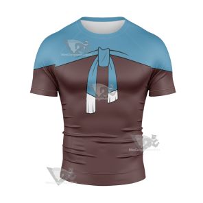 Kipo Wolf Brown Cosplay Short Sleeve Compression Shirt