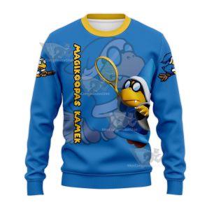 Mario Sports Magikoopas Kamek Play Tennis Sweatshirt