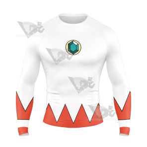 Mario Sports Mix White Mage Long Sleeve Compression Shirt