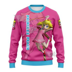 Mario Sports Princess Peach Ski Sweatshirt
