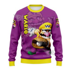 Mario Sports Wario Play Baseball Sweatshirt