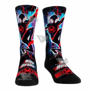 Miles Morales Pose Spider Men Tight Socks