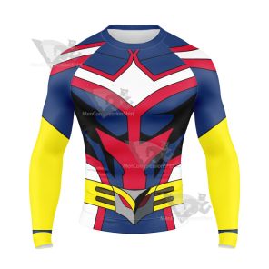 My Hero Academia All Might Long Sleeve Compression Shirt