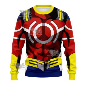 My Hero Academia All Might Toshinori Yagi Red Sweatshirt