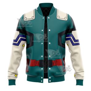 My Hero Academia Izuku Midoriya Deku Varsity Jacket