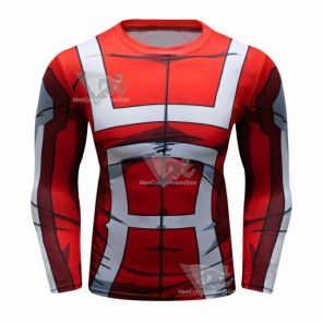 My Hero Academia UA Uniform Red Elite Long Sleeve Rashguard