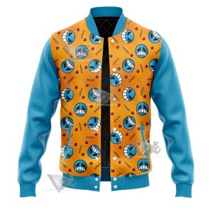 One Piece Inspired Pirate Firefist Varsity Jacket