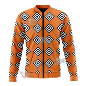 One Piece Jinbei Orange Outfit Bomber Jacket