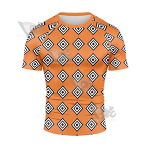 One Piece Jinbei Orange Outfit Rash Guard Compression Shirt