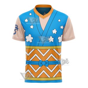 One Piece Wano Country Arc Nami Football Jersey
