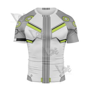 Overwatch 2 Genji Rash Guard Compression Shirt