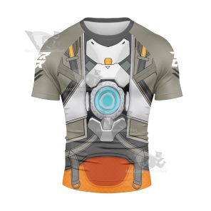 Overwatch 2 Tracer Rash Guard Compression Shirt