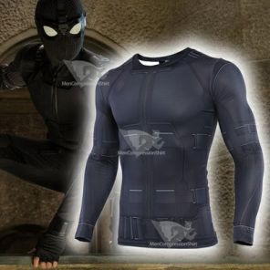 Parker Far From Home Noir Long Sleeve Compression Shirt