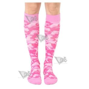 Pink Camo Unisex Compression Socks