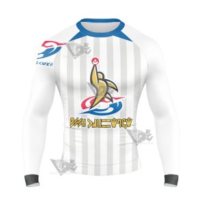 Pm Sword And Shield Galar League Trainer Long Sleeve Compression Shirt