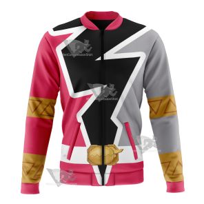 Power Rangers Dino Fury Pink Ranger Bomber Jacket