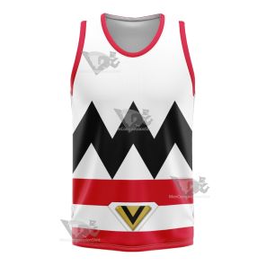 Power Rangers Lost Galaxy Episode Red Basketball Jersey