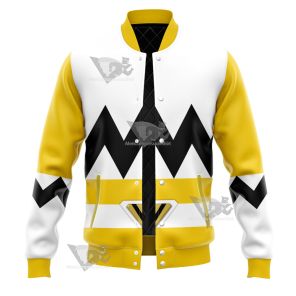 Power Rangers Lost Galaxy Episode Yellow Varsity Jacket