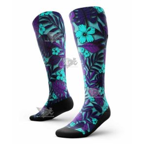 Purple Poison Knee High Compression Socks