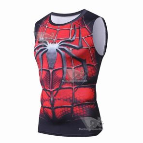 Red Parker Compression Tank Top