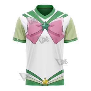 Sailor Moon Eternal 2 Makoto Kino Sailor Jupiter Football Jersey